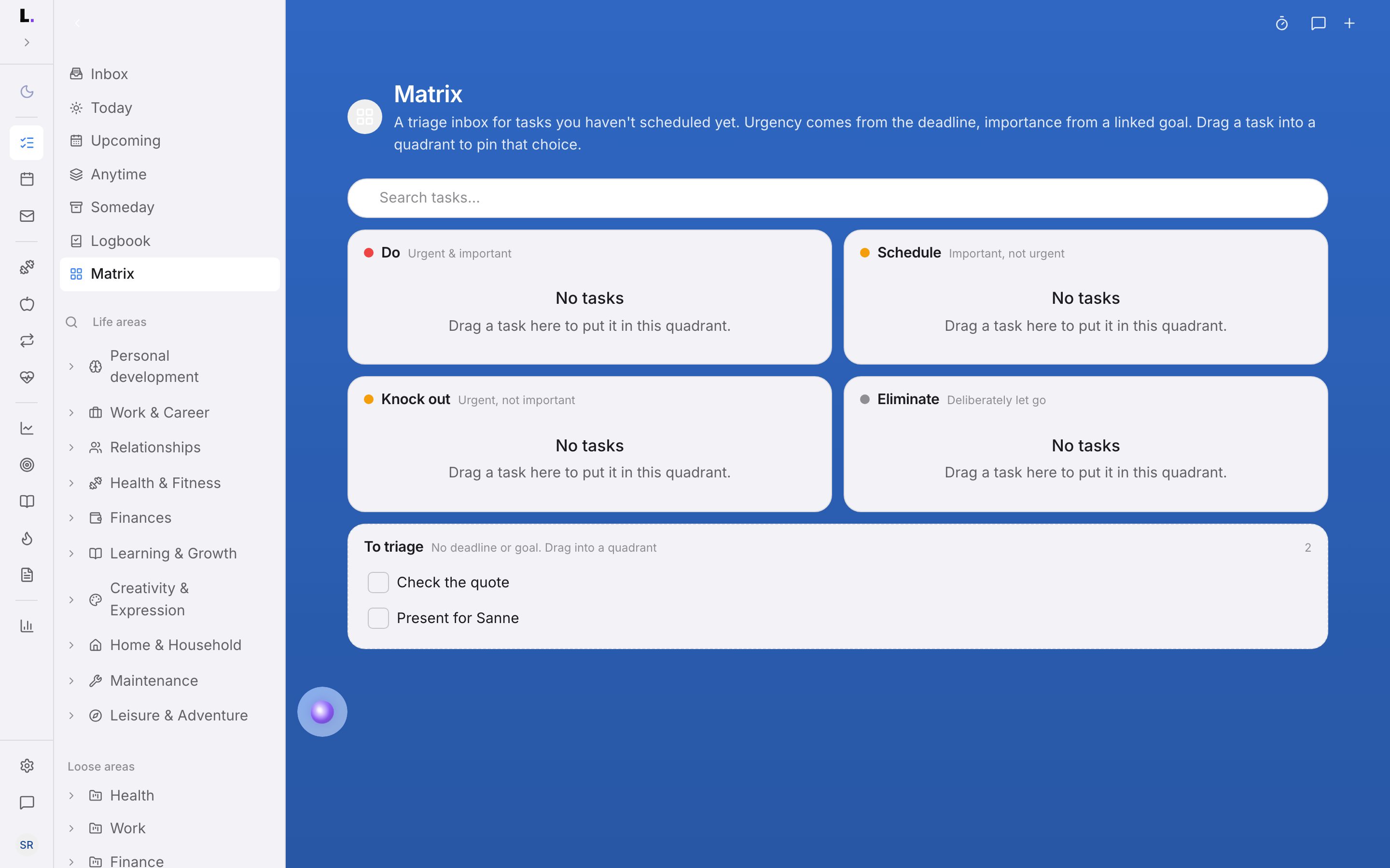 Tasks