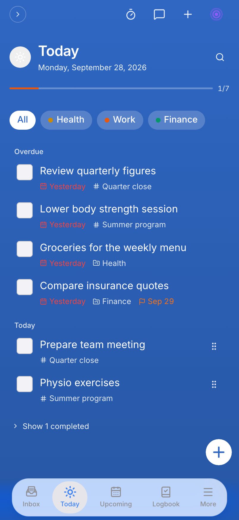 Tasks